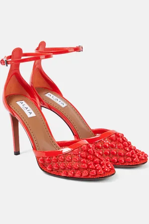 Alaïa Alaïa Pumps aus Mesh und Leder