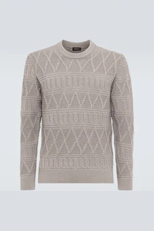 Ermenegildo Zegna Pullover Aran aus Wolle