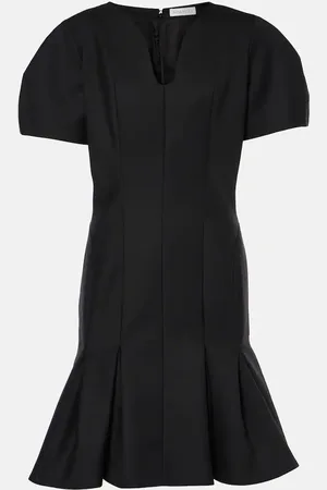 Nina Ricci Midikleid aus Woll-Gabardine