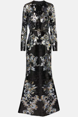 Elie saab Robe mit Pailletten