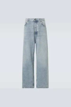 Balenciaga High-Rise Wide-Leg Jeans