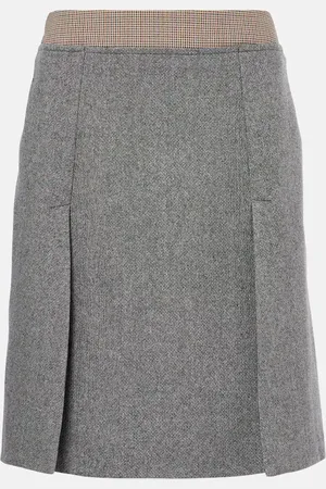 Sportmax Midirock Riga aus Tweed