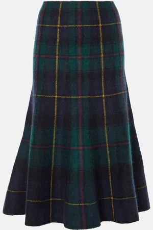 Ralph Lauren Midirock aus einem Wollgemisch