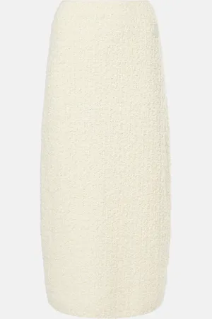 Moncler Midirock aus Bouclé