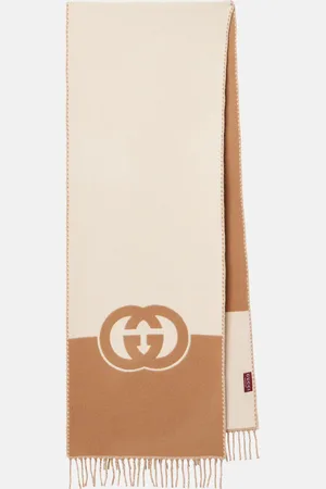 Gucci Schal GG aus Wolle und Kaschmir