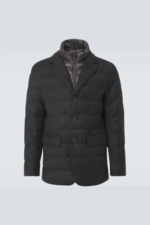 HERNO Daunenjacke aus Wolle und Kaschmir
