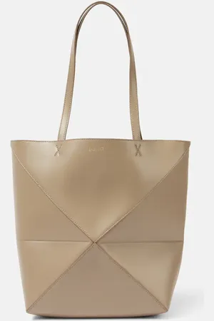 Loewe Tote Puzzle Fold Medium aus Leder