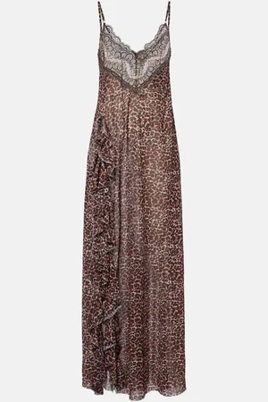 Bananhot Bedrucktes Maxikleid Sasha