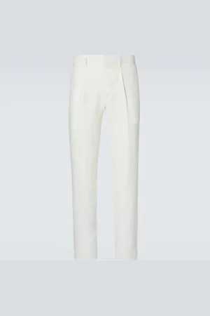 LARDINI Gerade Hose aus Leinen
