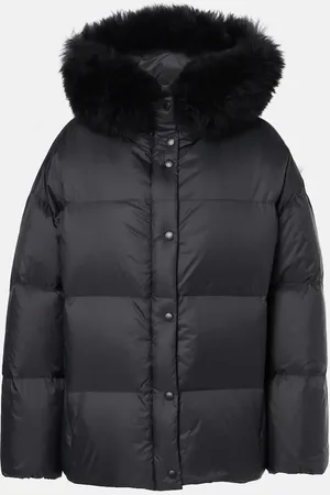 YVES SALOMON Daunenjacke mit Shearling