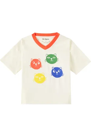 Mini Rodini Bedrucktes T-Shirt aus Baumwoll-Jersey