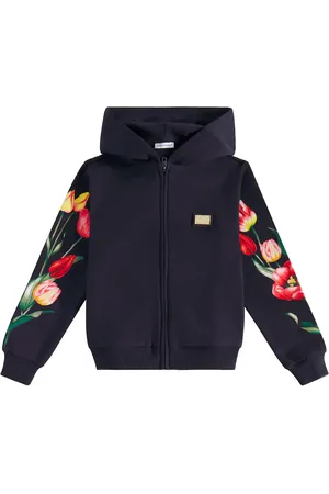 Dolce & Gabbana Kapuzenjacke aus Baumwoll-Jersey