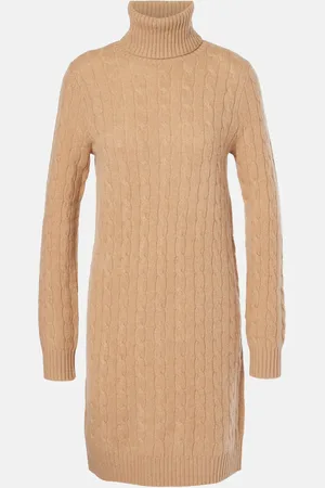 Ralph Lauren Midikleid aus Wolle und Kaschmir
