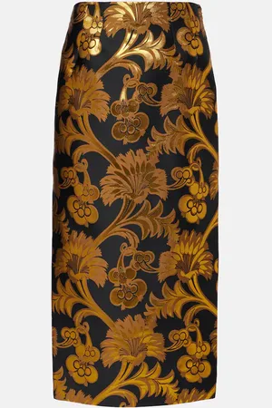 Etro Maxirock aus Lamé