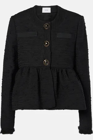 Erdem Cropped-Jacke aus Tweed