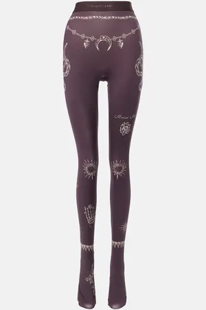 Marine Serre Bedruckte Strumpfhose aus Jersey