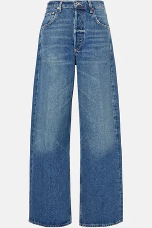 Citizens of Humanity High-Rise Wide-Leg Jeans Ayla
