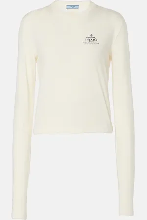 Prada Top aus Baumwoll-Jersey