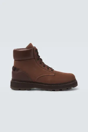 Moncler Schnürstiefel Peka Trek aus Leder