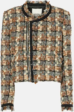 Isabel Marant Cropped-Jacke Kerry aus einem Wollgemisch