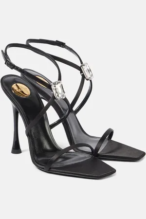 Saint Laurent Sandalen Harlow 110 aus Satin