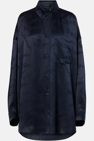 Balenciaga Hemd Cocoon aus Seide