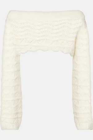 Bananhot Cropped-Top Helena aus Häkelstrick
