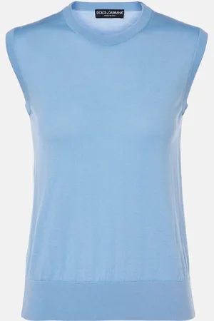 Dolce & Gabbana Top DG aus Kaschmir und Seide