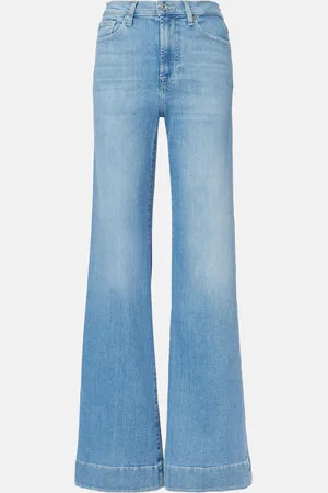 7 for all Mankind High-Rise Wide-Leg Jeans