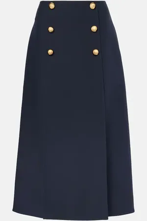 VALENTINO Midirock aus Crepe Couture