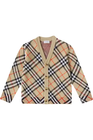 Burberry Cardigan Burberry Check aus Wolle