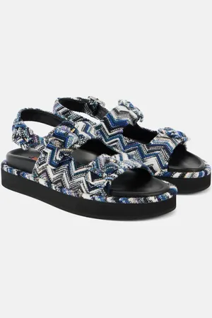 Missoni Slingback-Sandalen