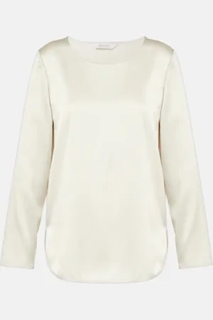 Max Mara Top aus Satin