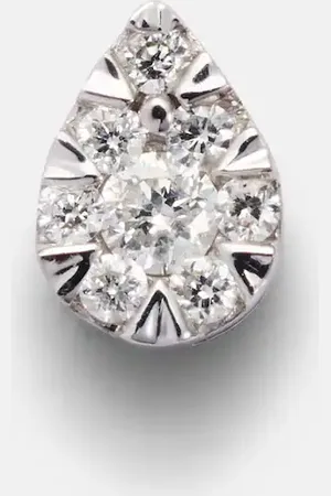 PERSÉE Persée Einzelner Ohrring aus 18kt Weißgold mit Diamanten