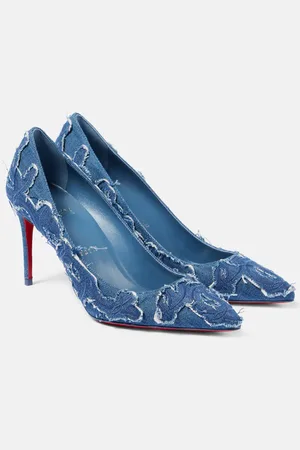 Christian Louboutin Pumps Kate 85 aus Denim