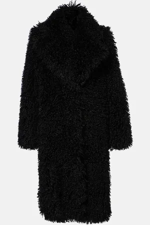 Nina Ricci Mantel aus Faux Fur