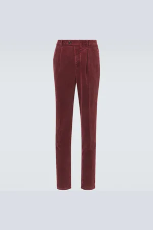 Brunello Cucinelli Schmale Hose aus Baumwoll-Cord