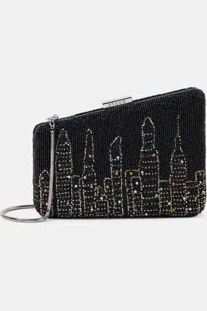 Staud Verzierte Clutch Carmella NYC Skyline