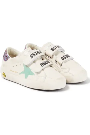 Golden Goose Sneakers Old School aus Leder mit Glitter