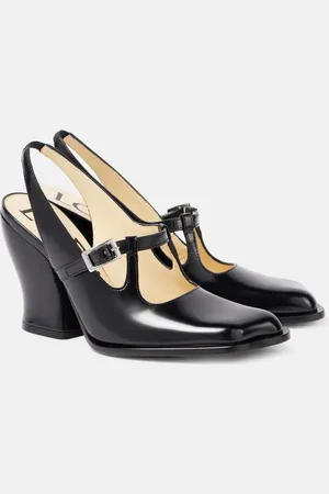 Loewe Slingback-Pumps Onda aus Leder