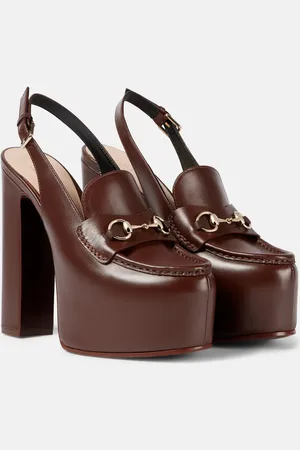 Gucci Slingback-Pumps Horsebit aus Leder