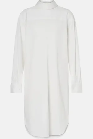 DRIES VAN NOTEN Minikleid aus Baumwollpopeline