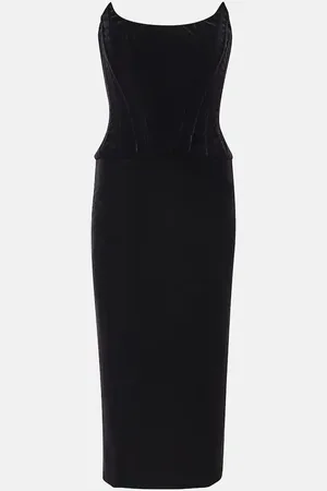 Dolce & Gabbana Bustier-Kleid aus Samt