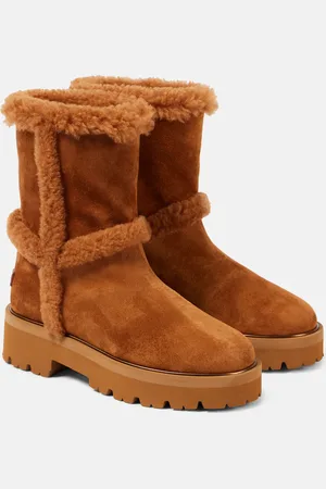 Aquazzura Stiefel Teddi 20 mit Shearling
