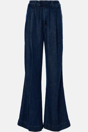 7 for all Mankind High-Rise Wide-Leg Jeans