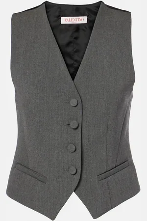 VALENTINO Weste aus Woll-Gabardine
