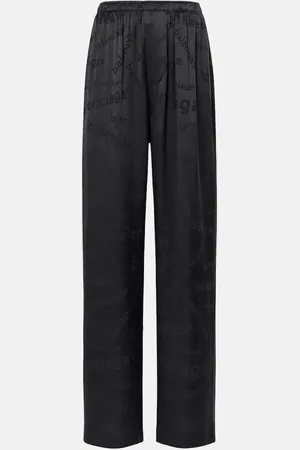 Balenciaga Weite Hose aus Seide
