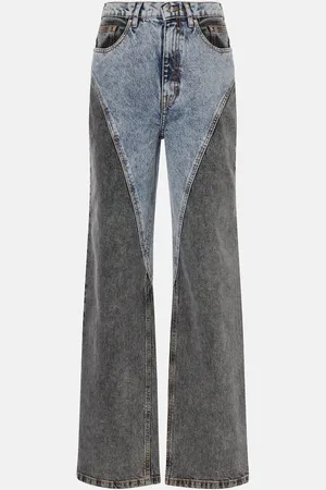 ROTATE High-Rise Wide-Leg Jeans
