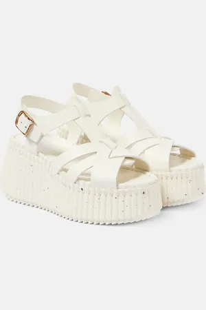 Chloé Chloé Plateausandalen Nama aus Leder