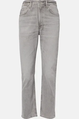 Citizens of Humanity Mid-Rise Straight Jeans Zurie Ankle